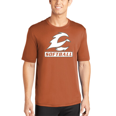 Softball Performance Shirt - TX Orange  Thumbnail