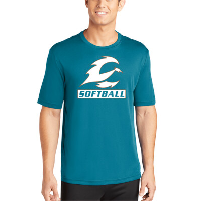 Softball Performance Shirt - Teal  Thumbnail